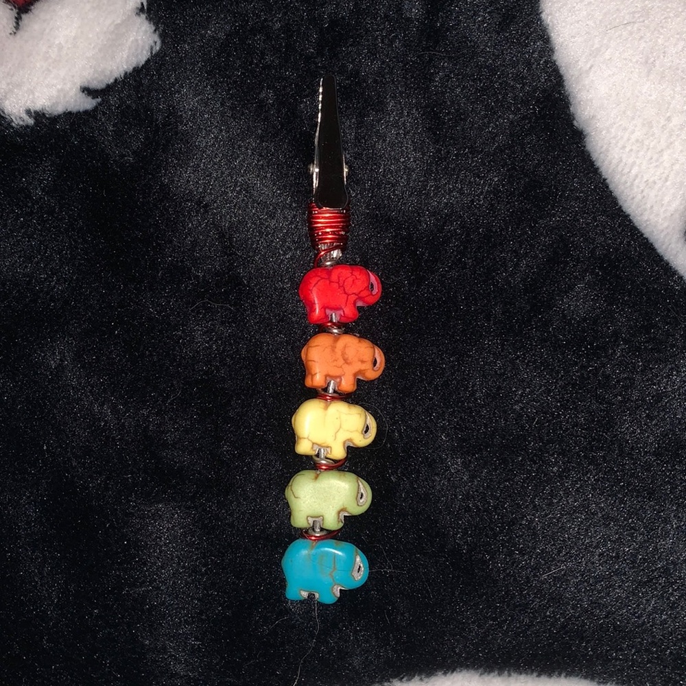 Elephant custom hand made roach clip